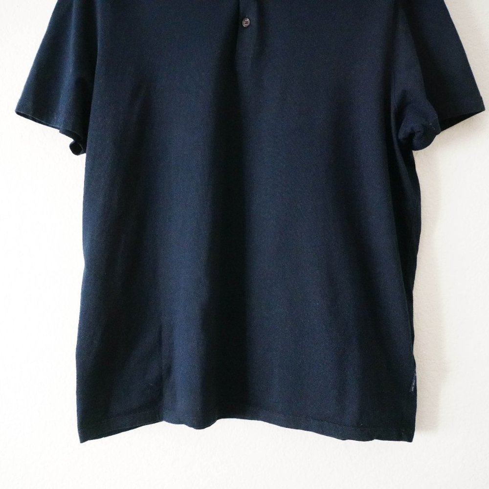 Ted Baker London Mens SS Polo Navy Size 6 EUC - Picture 2 of 7